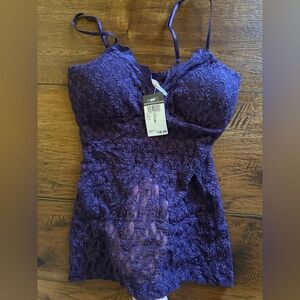 Rue21 Purple Lace Spaghetti Strap Top - NWT